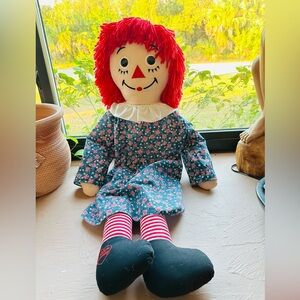 Dakin/Applause Vintage Raggedy Ann cloth doll 85th anniversary 25 inches